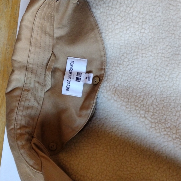 Inès de la Fressange,uni qlo ,camel trench coat , M - Picture 12 of 16